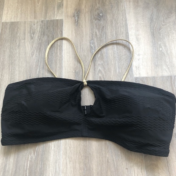 CLEARANCE✨ Aerie Jacquard Keyhole Bandeau Bikini Top - Picture 6 of 13